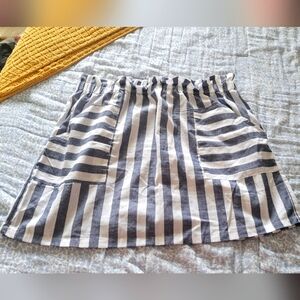 Shein Striped Paperbag Skirt